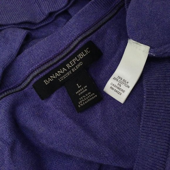 Banana Republic Luxury Silk-Cashmere Knit Sweater - Picture 7 of 12